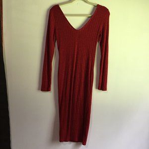 Heart and Hips BodyCon Red Dress Size S
